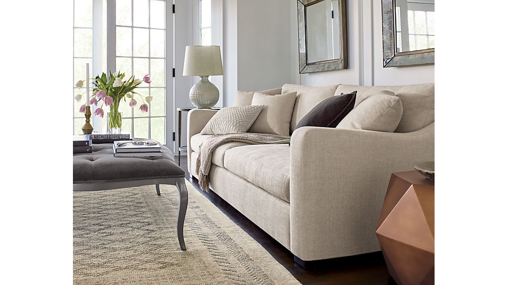 Verano Sofa Aurora Mist Crate and Barrel