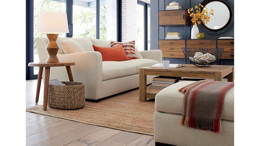 Verano Sofa Aurora Mist Crate and Barrel