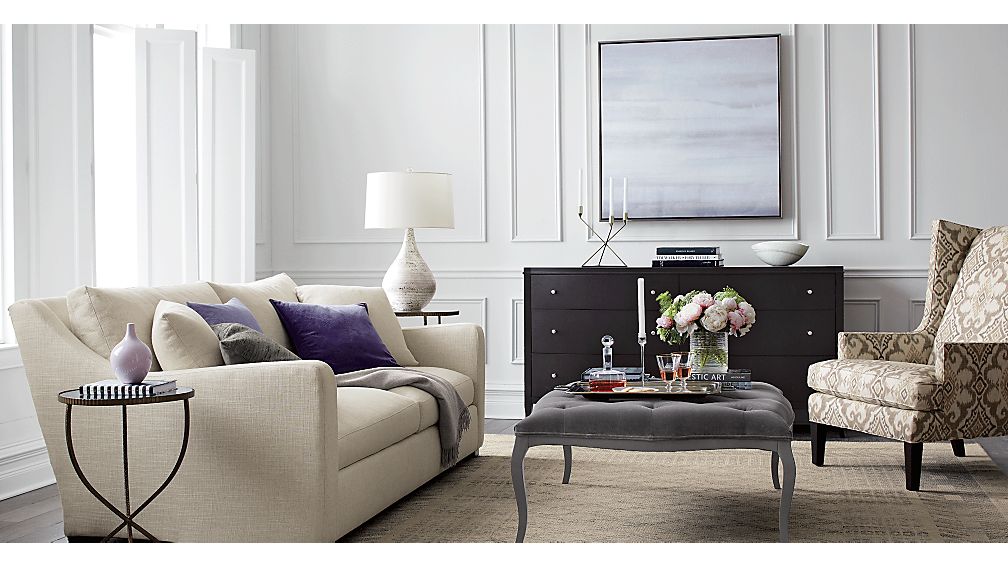 Luxe Wingback Ikat Chair Reviews Crate And Barrel
