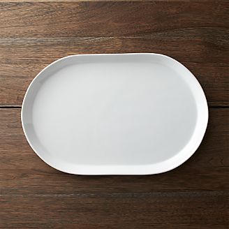 Serving Platters Gl Ceramic Metal Crate And Barrel Verge 15 25 Oval Serving Platter
