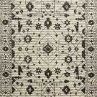 Verona Wool Hand-Knotted Ivory Rug Swatch 12"x18"