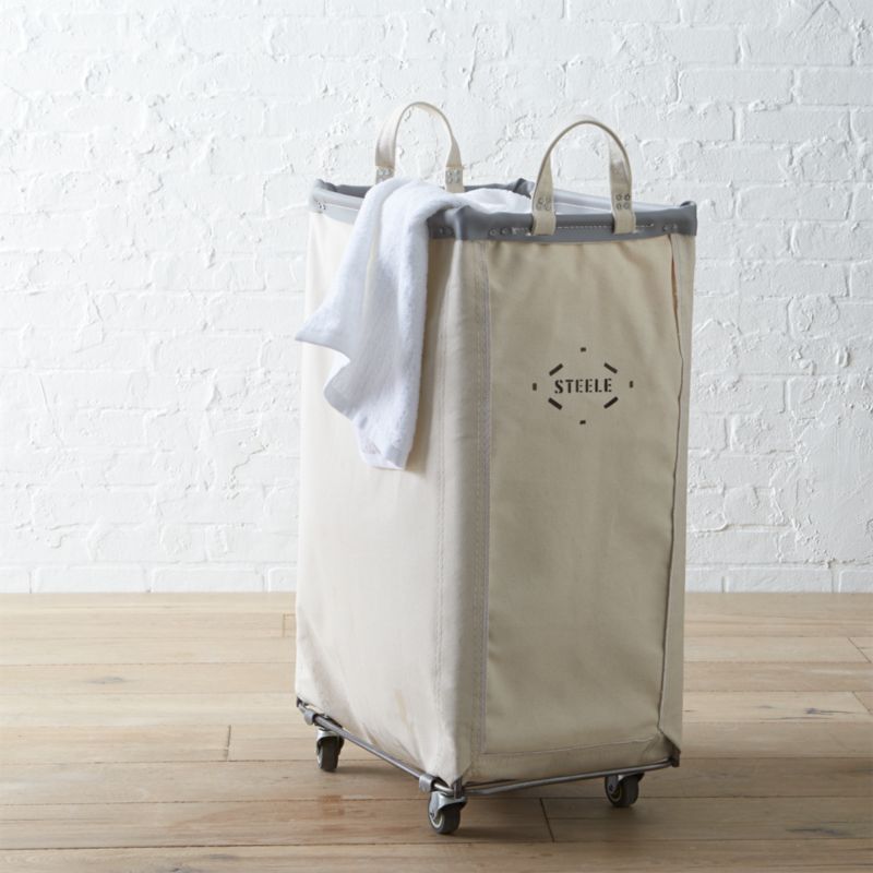 canvas laundry hamper