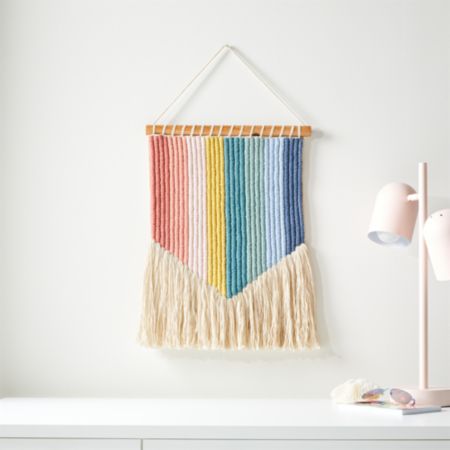 Vertical Rainbow Wall Hanging