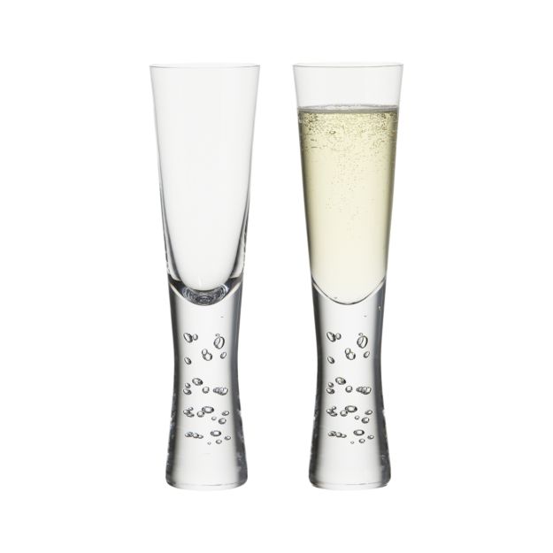 Verve Champagne Glass + Reviews Crate and Barrel