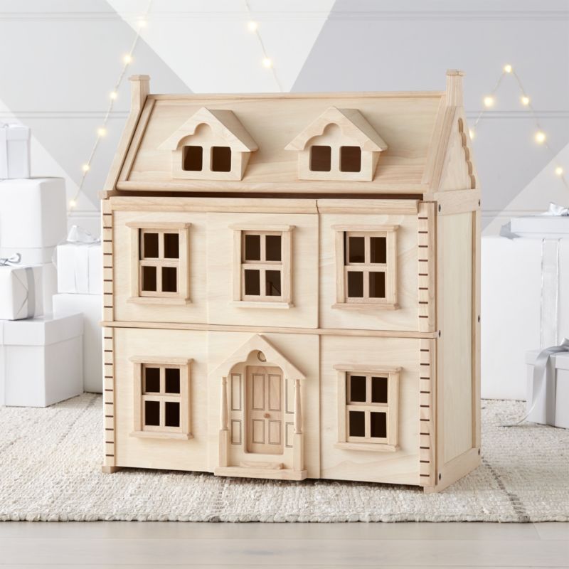 plan wooden dollhouse