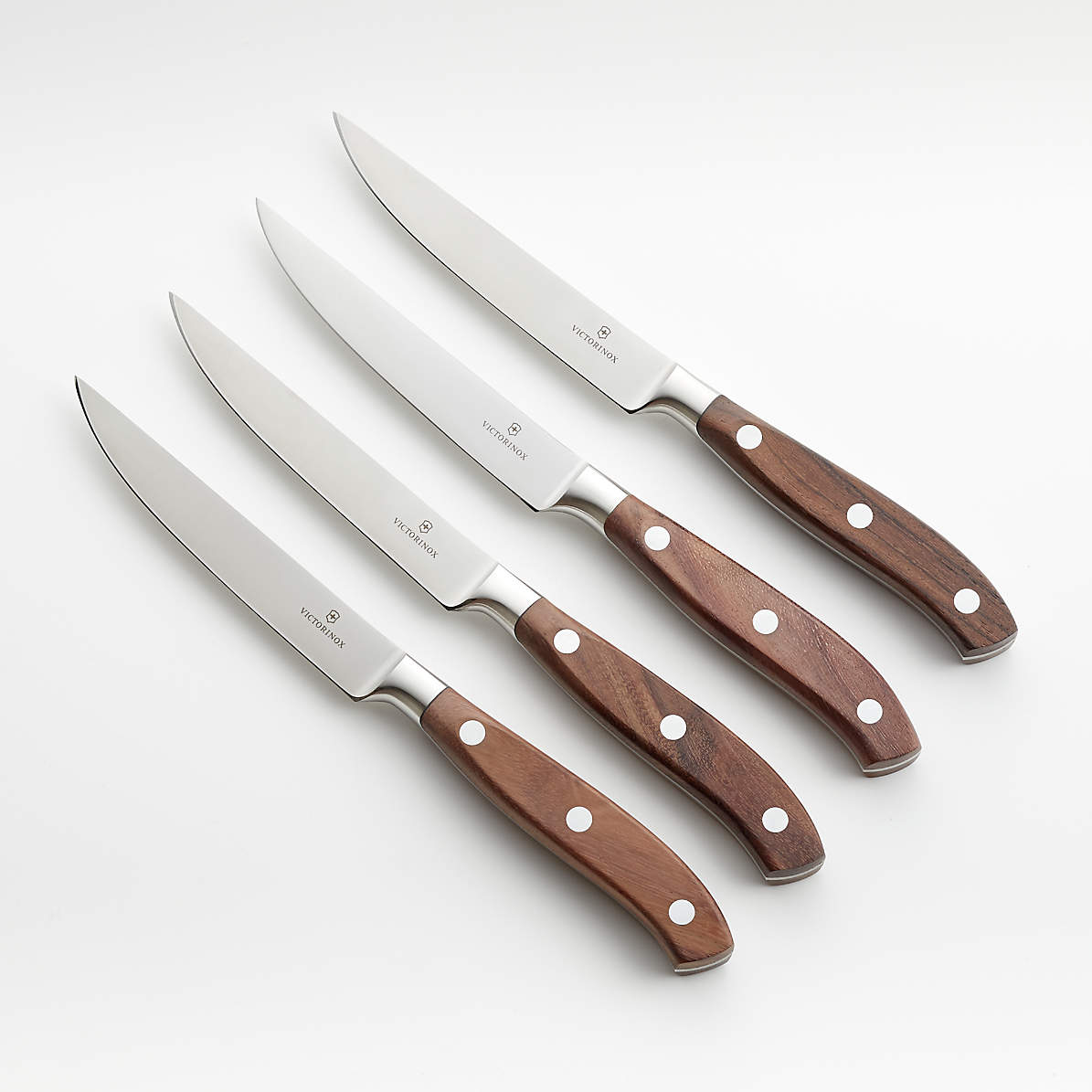 Victorinox Grand Maitre Wood 4 Piece Steak Knife Set Crate And Barrel