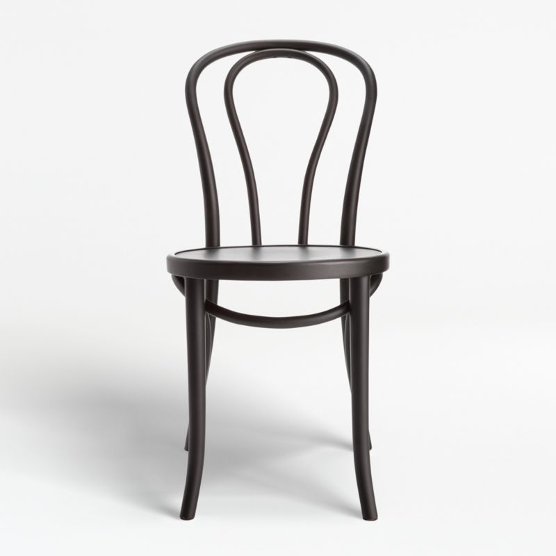 Vienna Matte Black Dining Chair Reviews Crate And Barrel