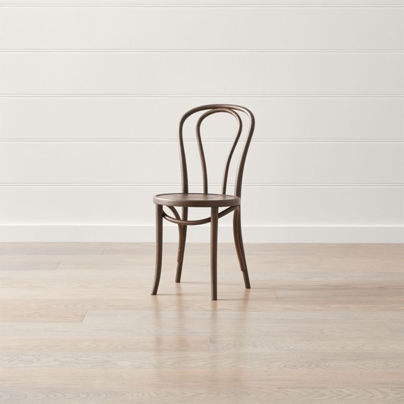 Vienna Walnut Dining Chair Crate and Barrel