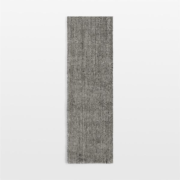 Vienne Performance Wool Striped Sage Green Runner Rug 2'10