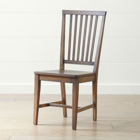 Village Pinot Lancaster Wood Dining Chair Crate And Barrel
