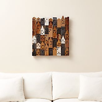 Village Wood Wall Art