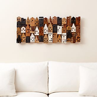 Village Rectangular Wall Art