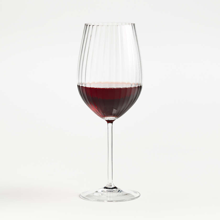 Vineyard Optic Bordeaux Wine Glass + Reviews Crate and Barrel