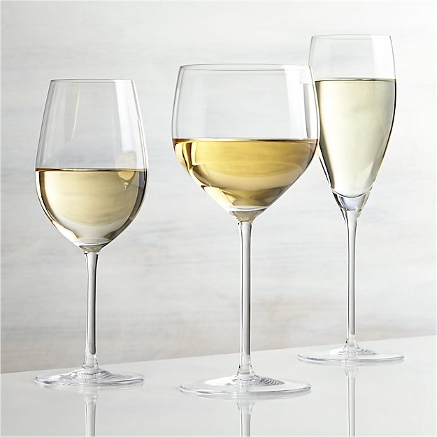 Vineyard White Wine Glasses | Crate and Barrel