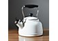 Chantal ® Vintage White Steel Enamel Tea Kettle