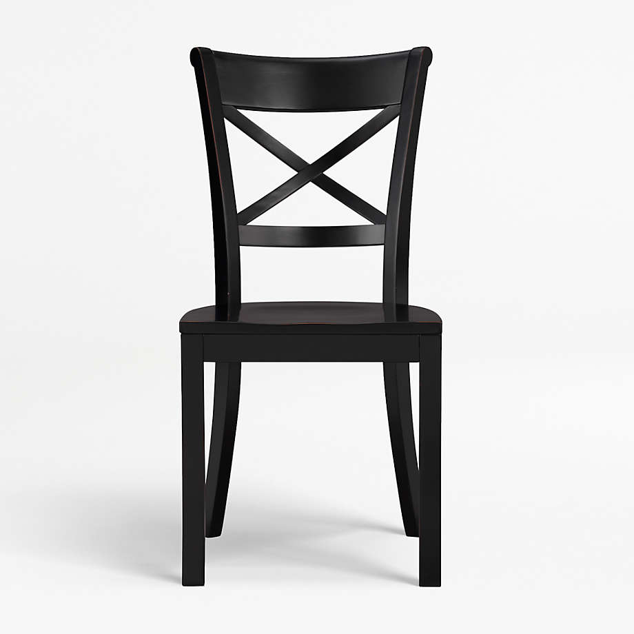 Vintner Black Wood Dining Chair Reviews Crate And Barrel