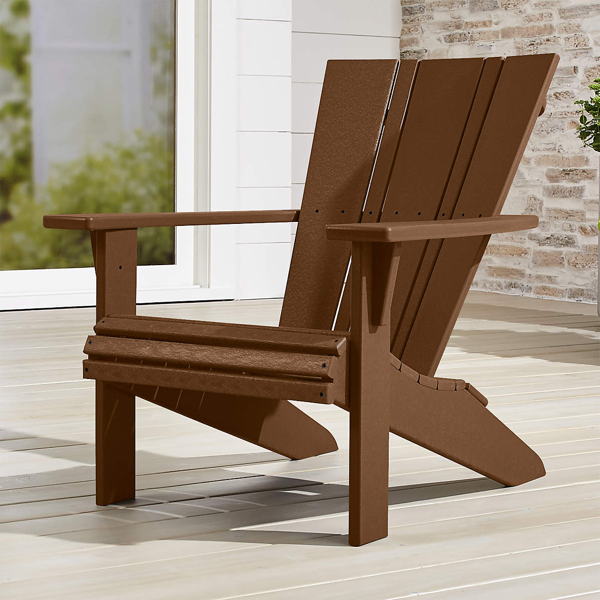 Vista Ii Teak Adirondack Chair Reviews Crate And Barrel