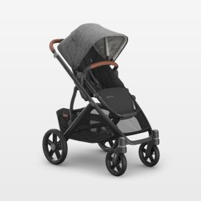 Image of UPPAbaby ® Vista V3 Greyson Charcoal Melange Foldable Convertible Baby Stroller