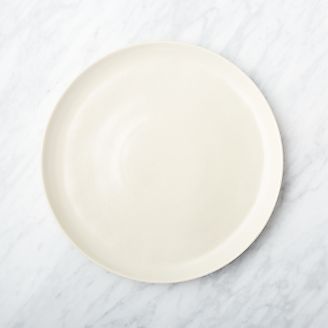 Dinner Plates Square Oval Rectangular Round Crate And Barrel Visto Cream Stoneware Dinner Plate