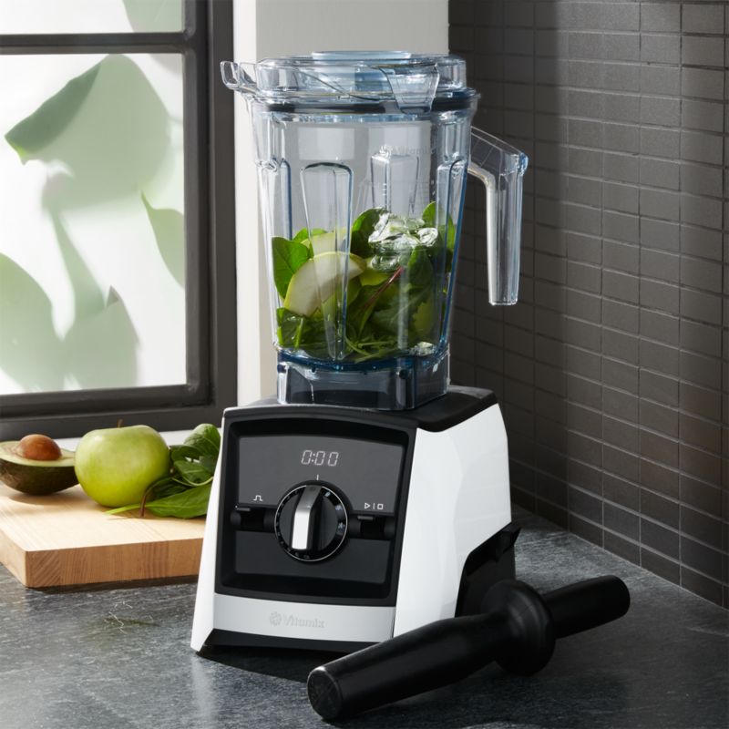 Vitamix Ascent A2500 White Blender + Reviews Crate and Barrel