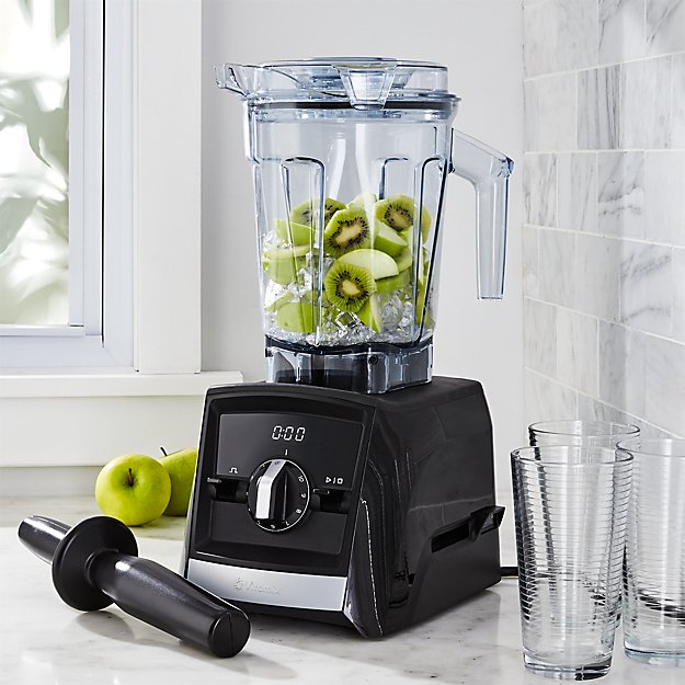 vitamix food baby A2300 and Black Vitamix Blender Crate  ®  Barrel Ascent