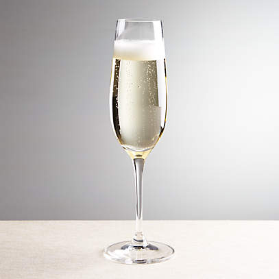 individual champagne glasses