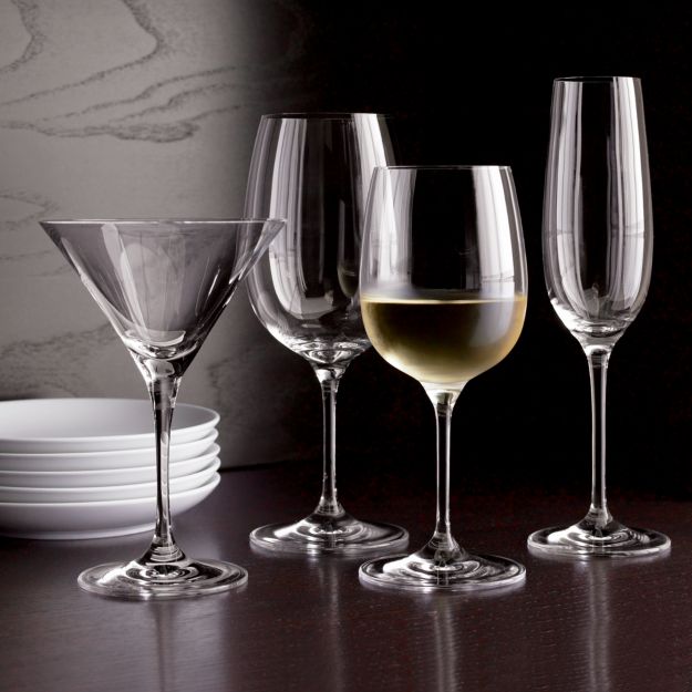 Viv White Wine Glasses, Set of 8 Crate and Barrel
