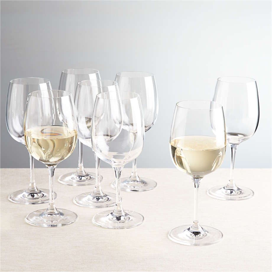 Viv White Wine Glasses, Set of 8 + Reviews Crate and Barrel