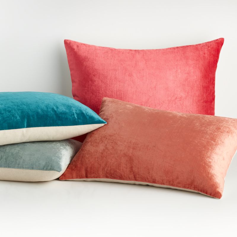 velvet pillows