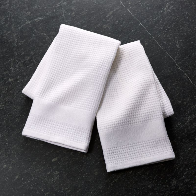 white dish cloths