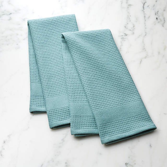 blue dish towels