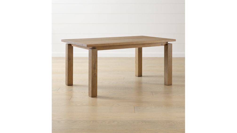 Walker Fog 65" Dining Table + Reviews | Crate and Barrel