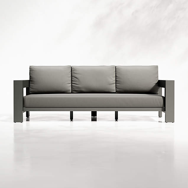 Walker Outdoor Metal Sofa Frame + Reviews Crate and Barrel