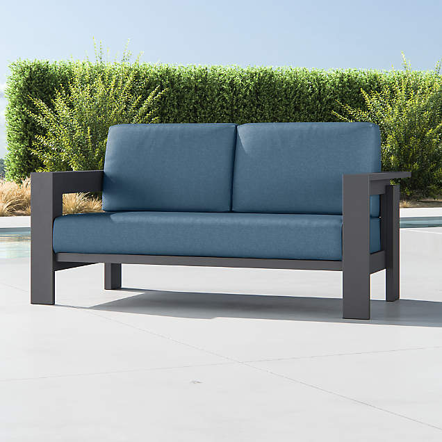 Walker Outdoor Metal Sofa Frame + Reviews Crate and Barrel