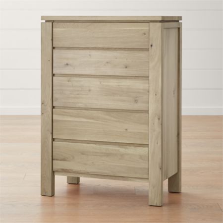 Walker Natural 5 Drawer Chest Crate And Barrel