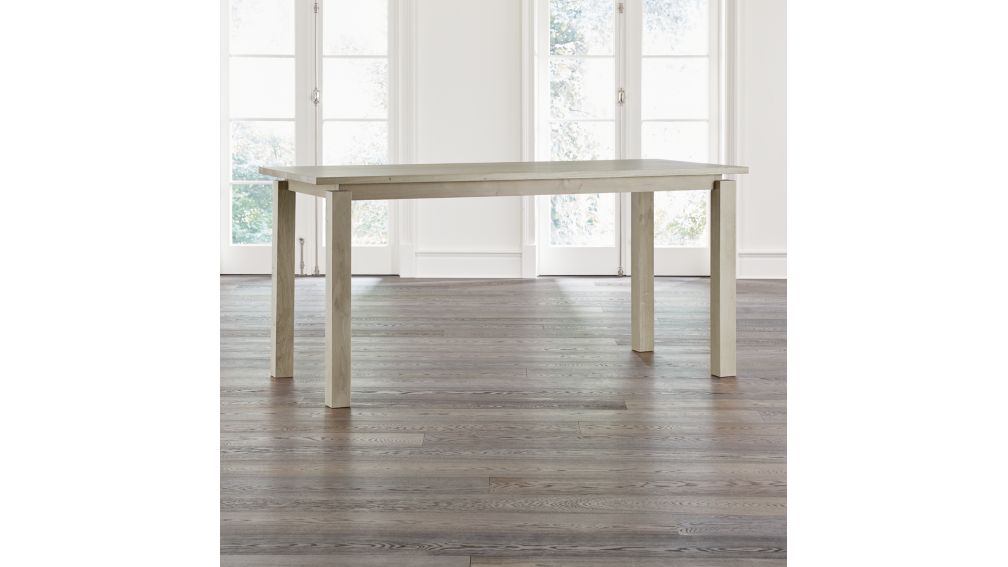 Walker Natural 92" Bar Height Dining Table + Reviews Crate and Barrel