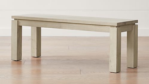 Kitchen And Dining Benches Crate Barrel Walker Natural 48 Dining Bench