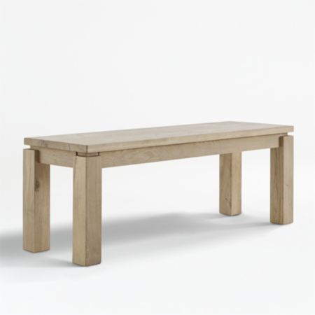 Walker Natural 48 Dining Bench Reviews Crate And Barrel