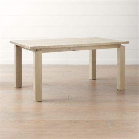 Walker Natural Dining Tables Crate And Barrel