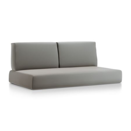 Walker Graphite Sunbrella Sofa Cushions Reviews Crate And Barrel