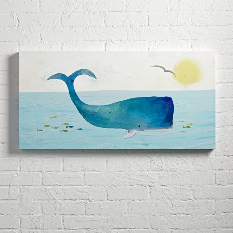 Whale Wall Art + Reviews Crate and Barrel
