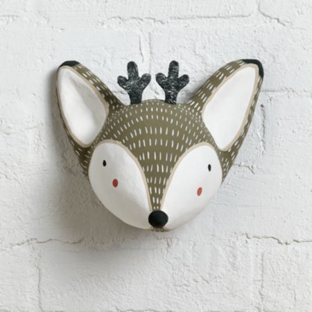Faux Deer Head Decor Reviews Crate And Barrel