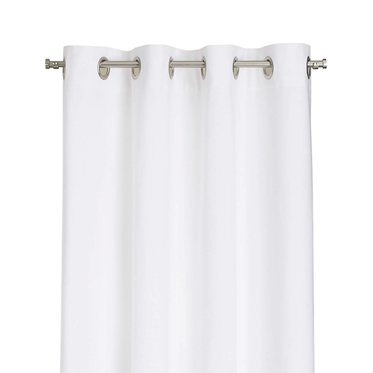 Wallace 52x63 White Grommet Curtain Panel Reviews Crate And Barrel 7245