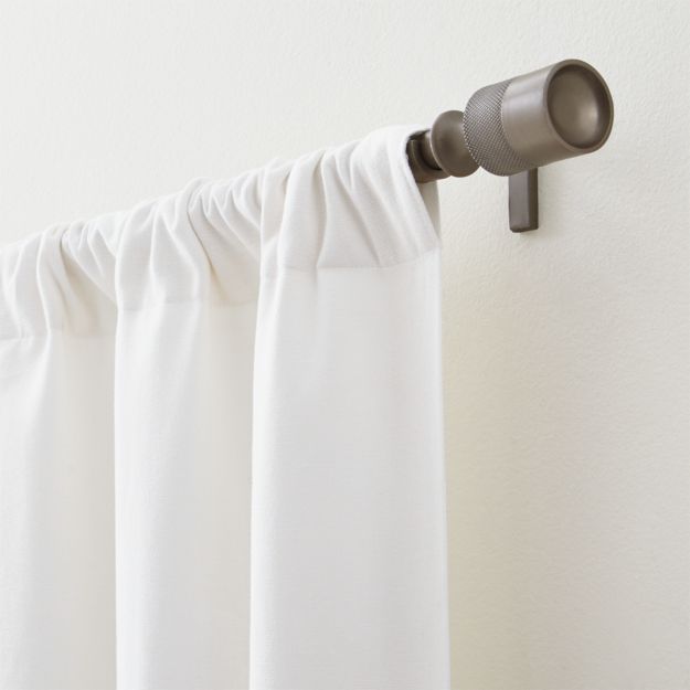 Devlin Antique Zinc Curtain Hardware Crate and Barrel