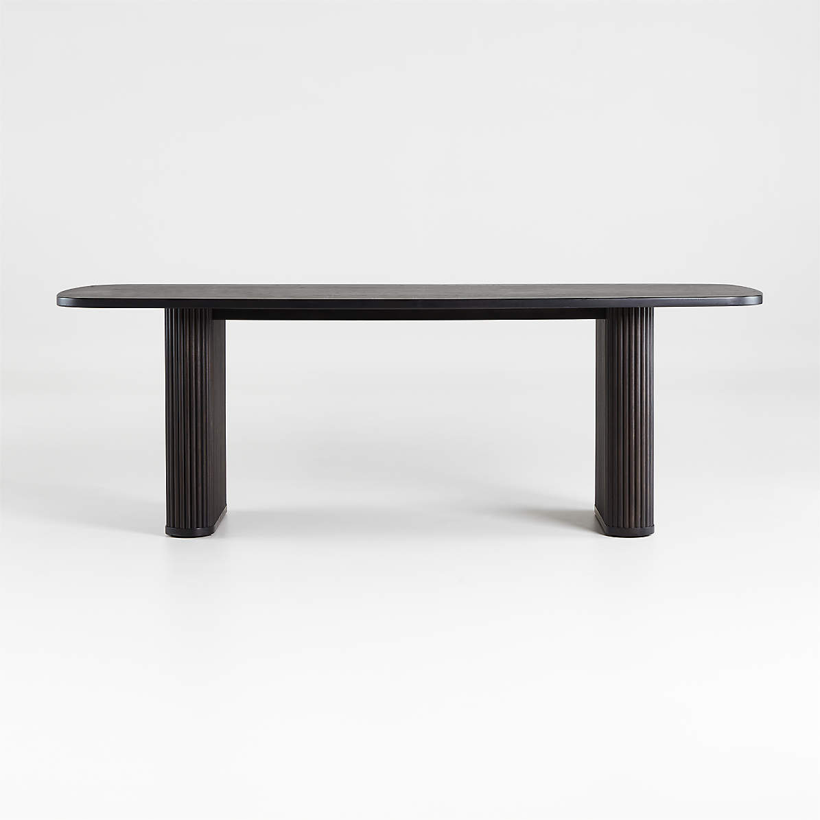 Walton Ribbed Leg Dining Table Reviews Crate And Barrel