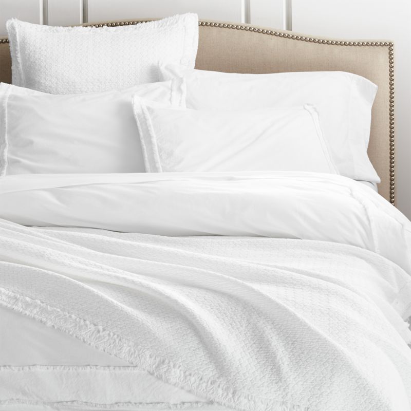 white duvet cover