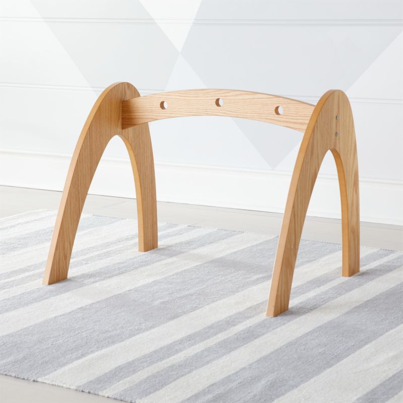 wooden baby gym toys