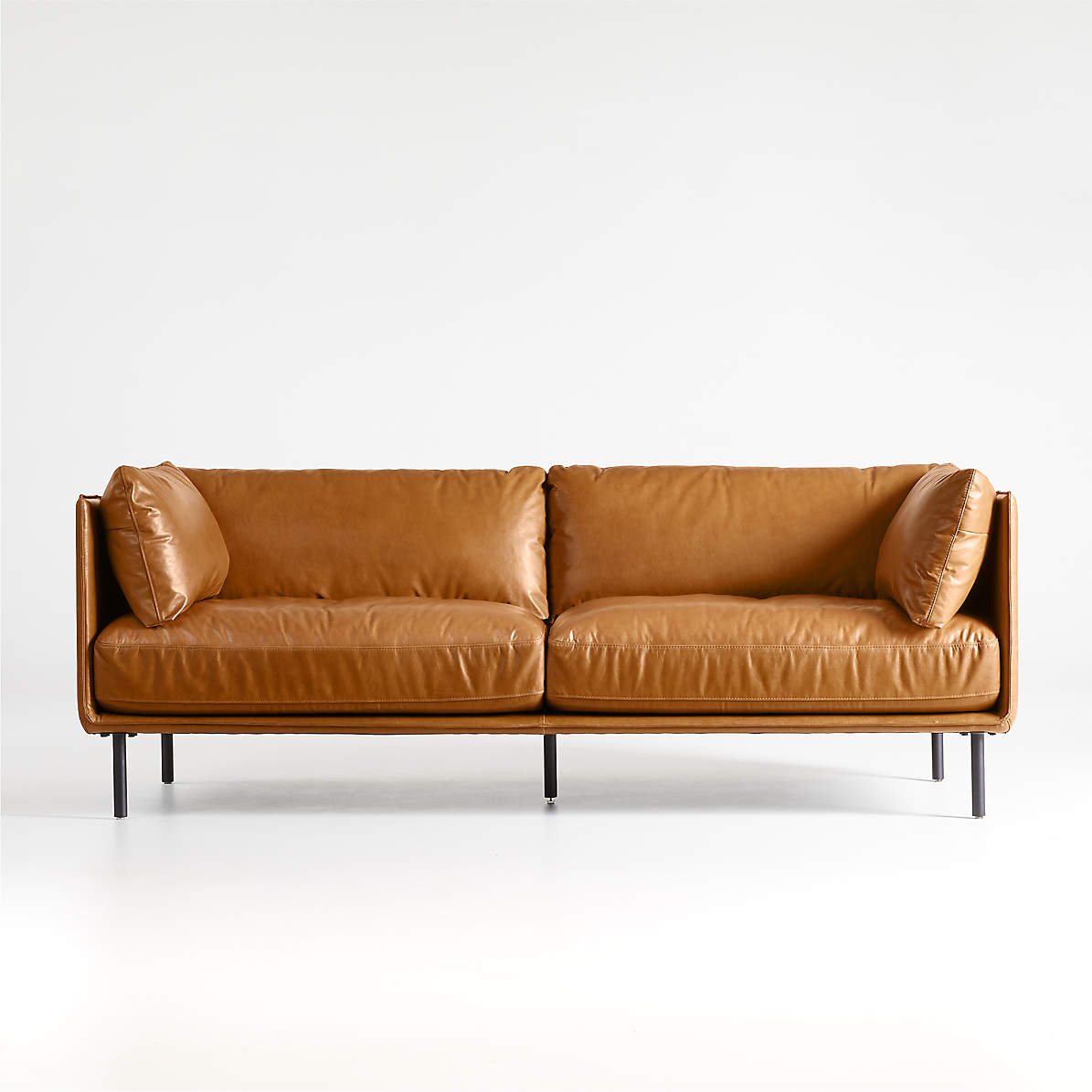 Wells Leather Sofa Crate And Barrel Canada