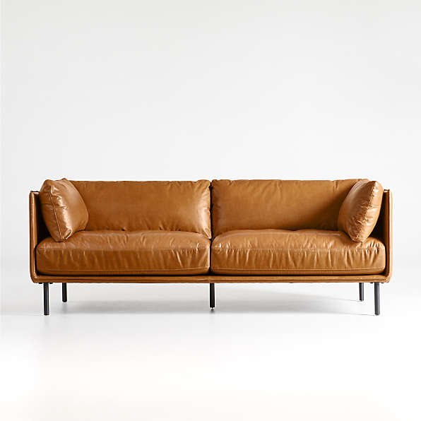 Leather Sofas Chairs Crate And Barrel