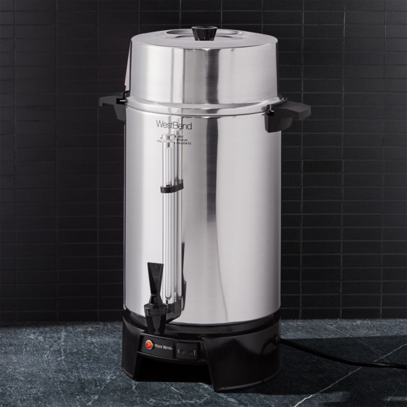 West Bend 100 Cup Aluminum Coffee Urn Crate And Barrel Canada